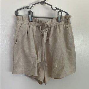 Lush Tan High Waist Shorts